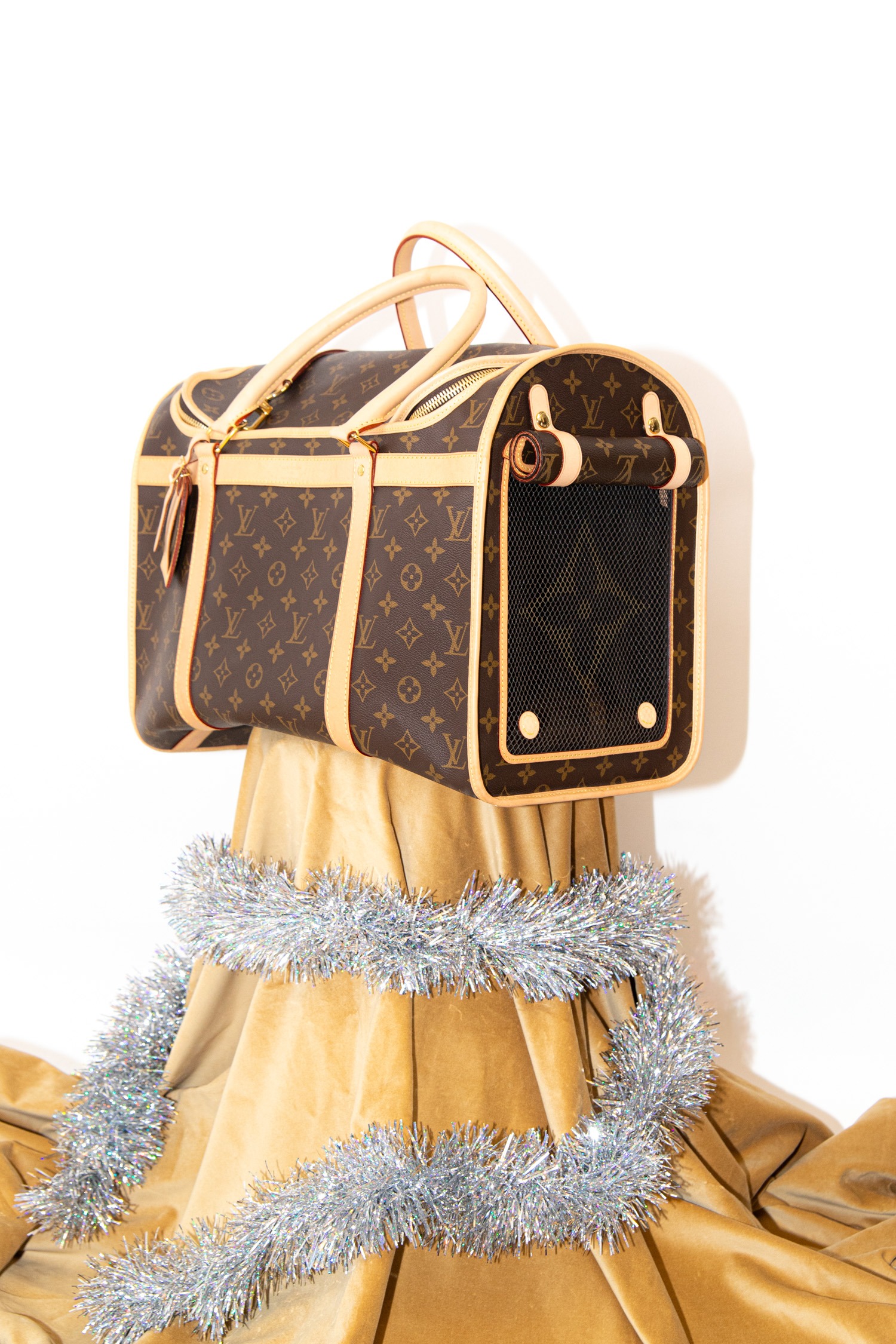 Louis Vuitton "Sac Chien 40" Hundetragetasche aus Monogram Canvas