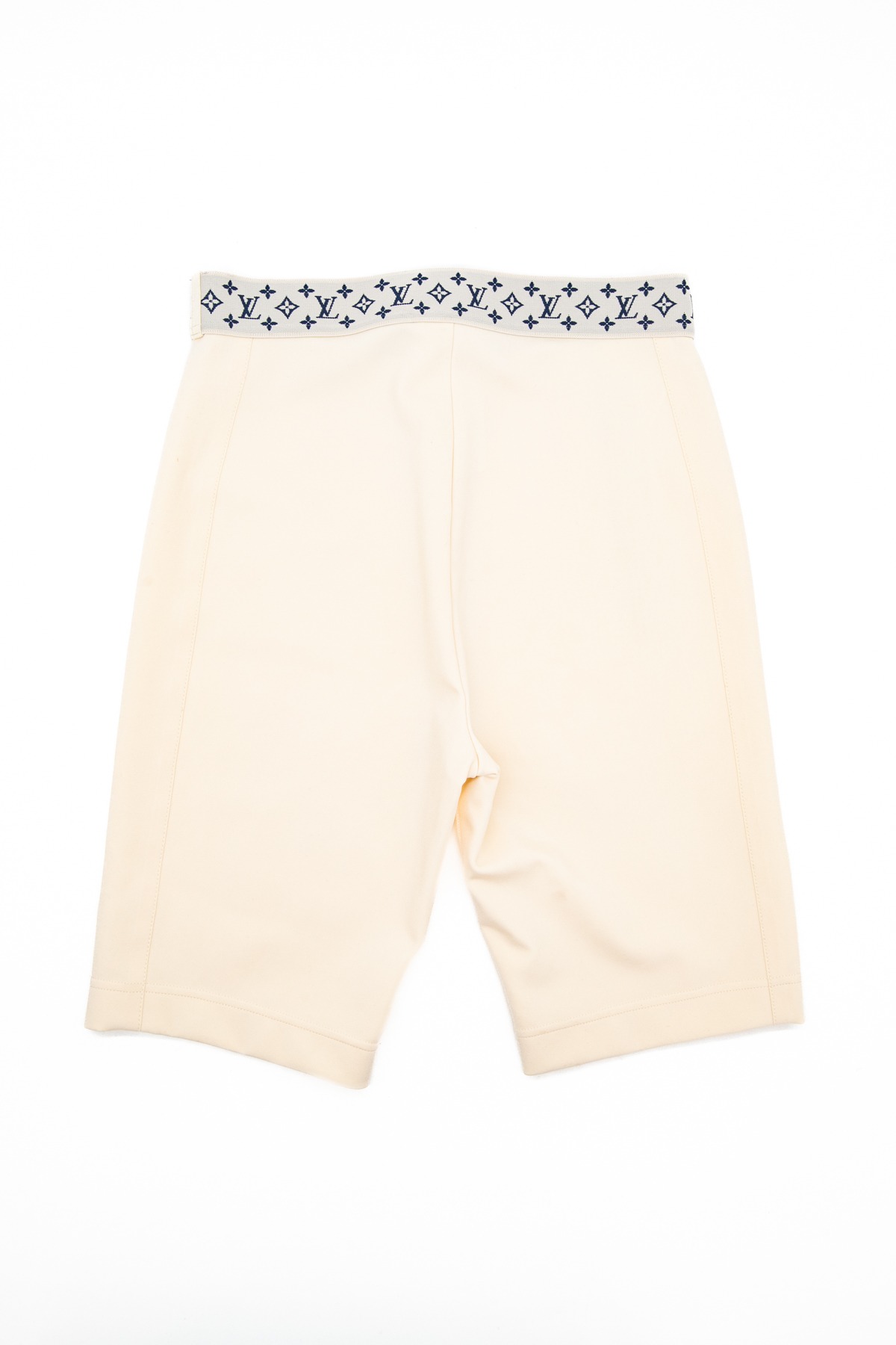 Louis Vuitton Radlerhose in Ecru und Dunkelblau