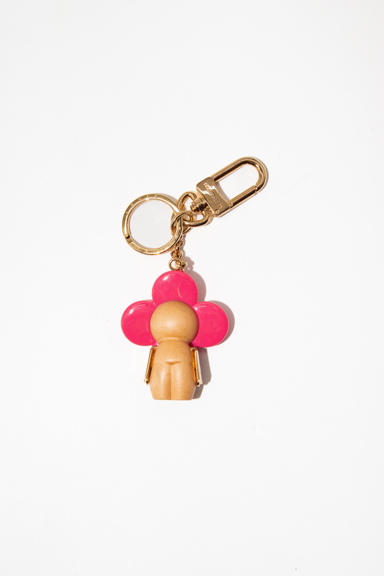 Louis Vuitton "Vivienne" Schlüsselanhänger aus Holz