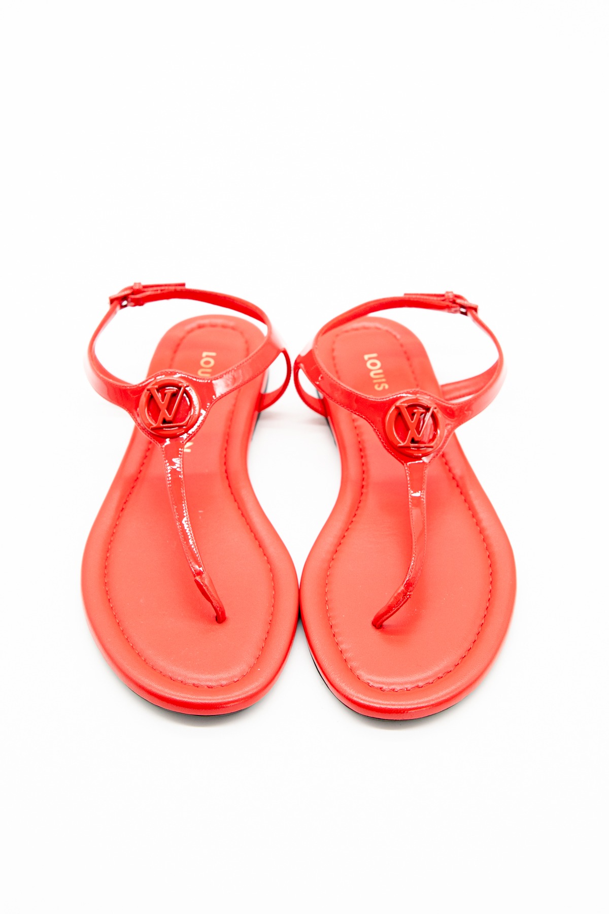 Louis Vuitton "Sunkiss" Sandalen in Rot