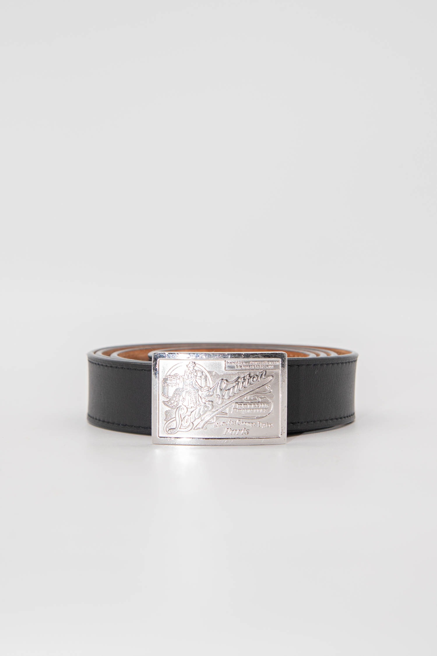 Louis Vuitton Gürtel in Schwarz und Silber