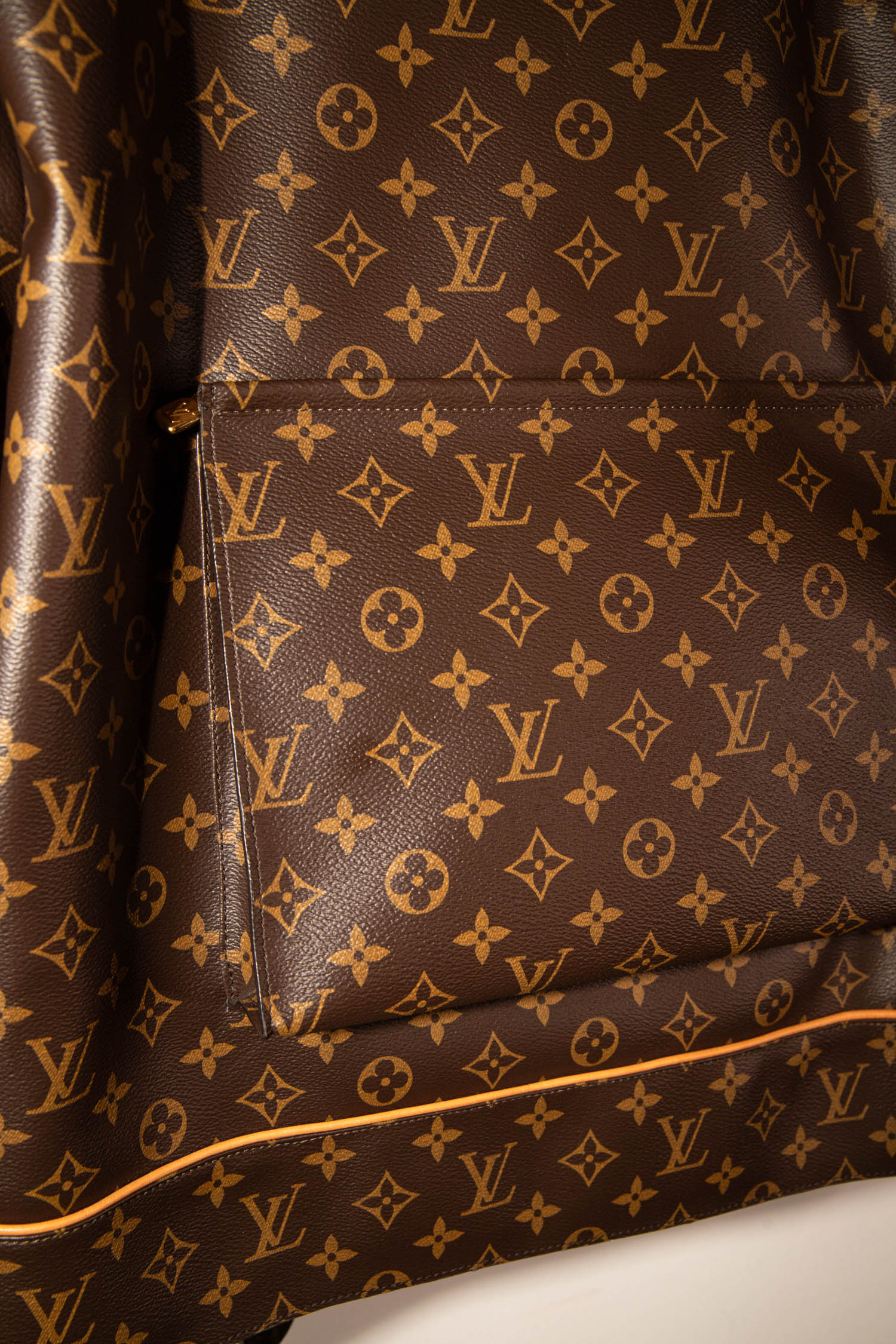 Louis Vuitton "Virgil Abloh AW19" Monogram Lederjacke