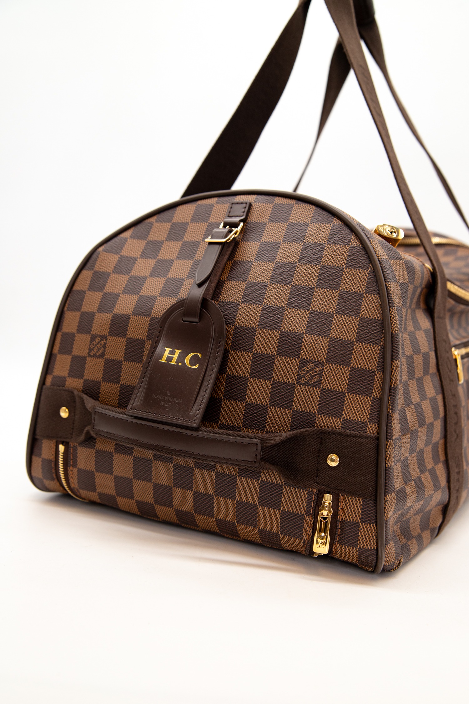 Louis Vuitton "Neo Eole 55" Reisetasche in braunem Canvas
