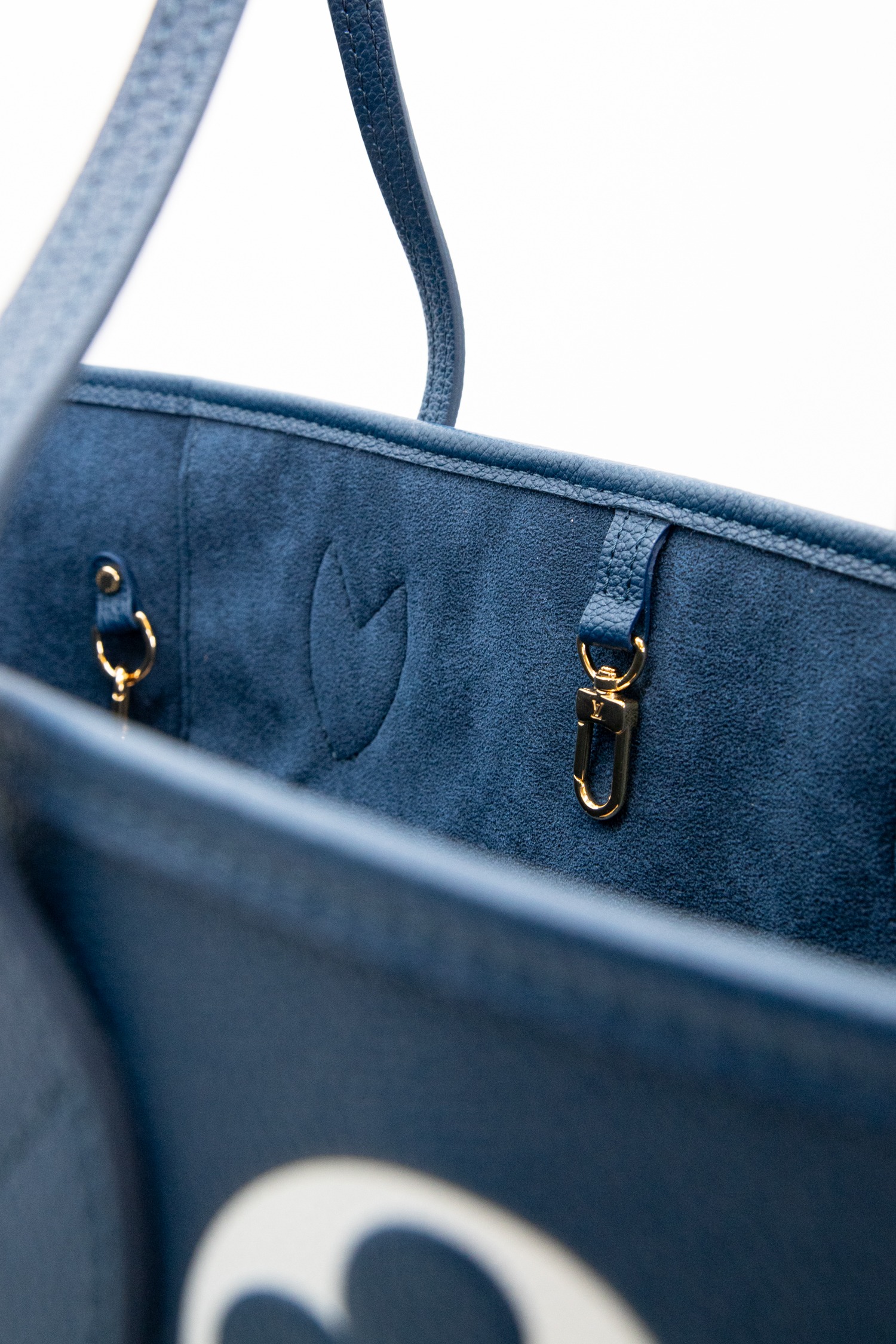Louis Vuitton "Gradient Blue Neverfull" Shopper in Blau