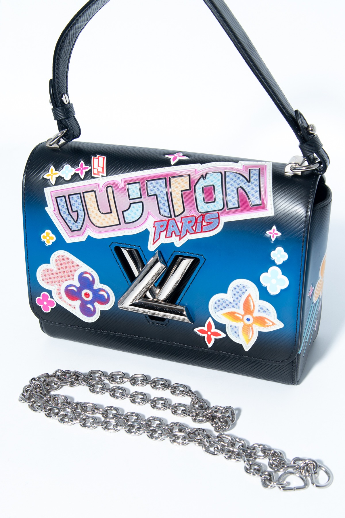 Louis Vuitton "Kawai Blossom Twist Black" Handtasche in Schwarz