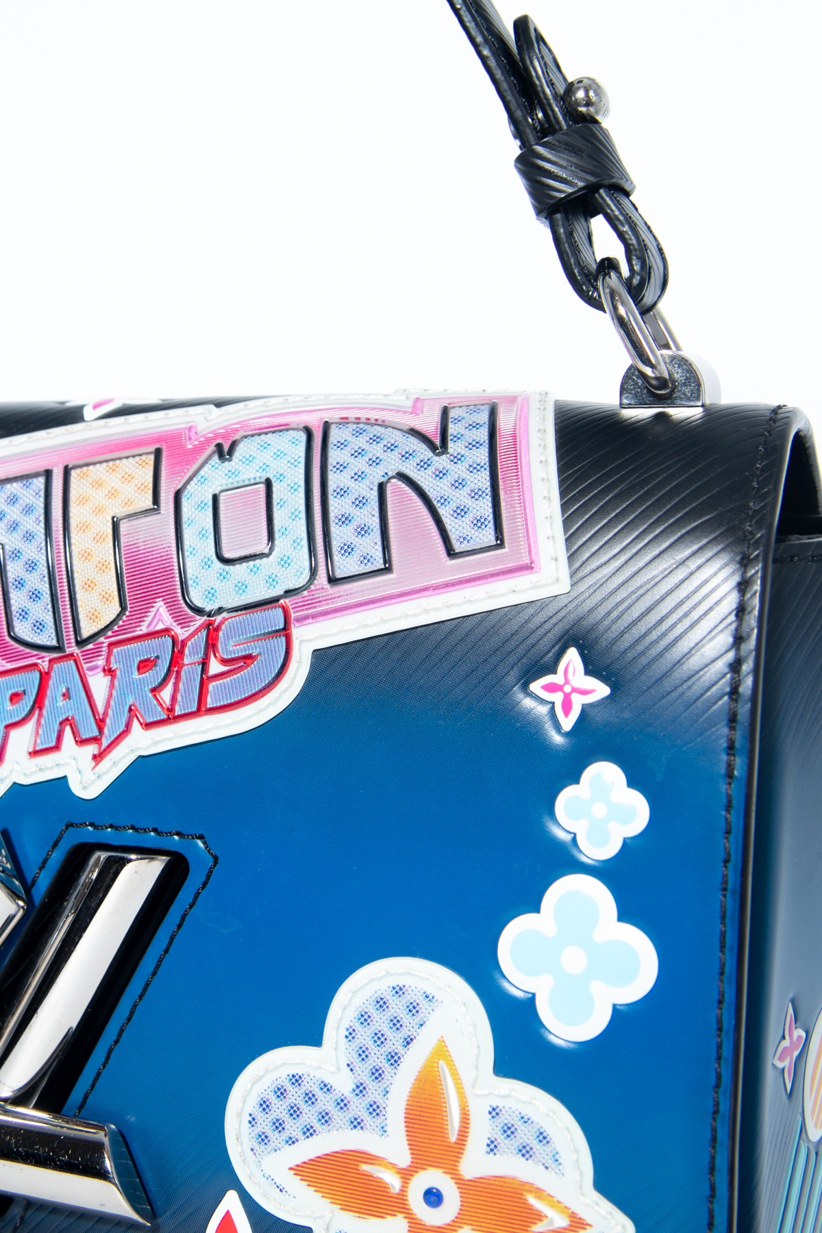 Louis Vuitton "Kawai Blossom Twist Black" Handtasche in Schwarz