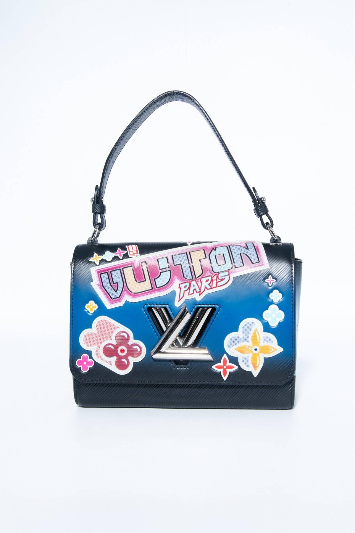 Louis Vuitton "Kawai Blossom Twist Black" Handtasche in Schwarz