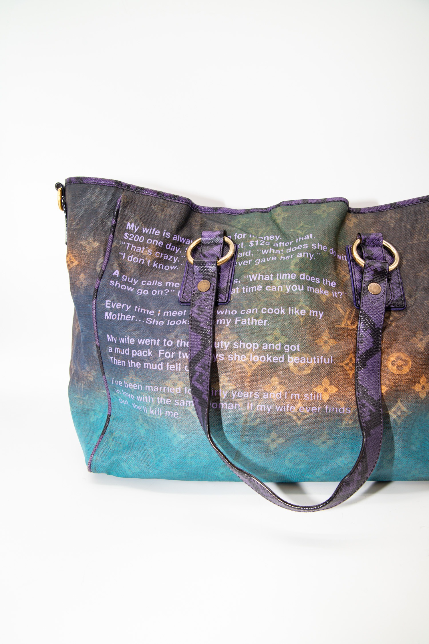 Louis Vuitton x Richard Prince "Heartbreak Jokes" Shopper