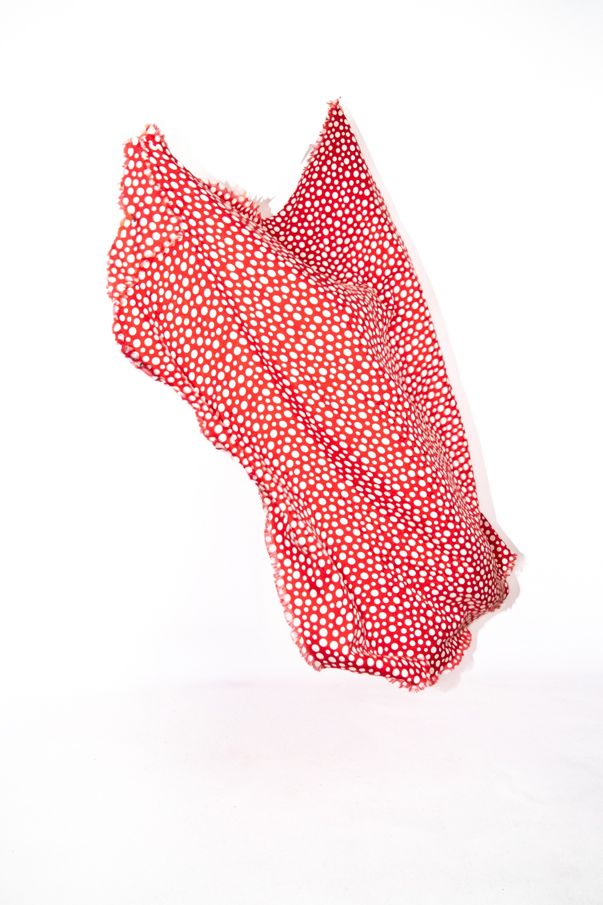Louis Vuitton x Yayoi Kusama Schal mit Punkten in Rot und Weiß