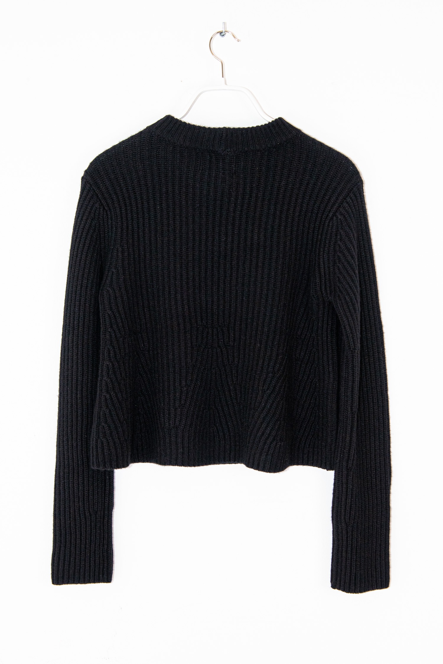 Loulou Studio "Cosmo" Strickpullover in Schwarz