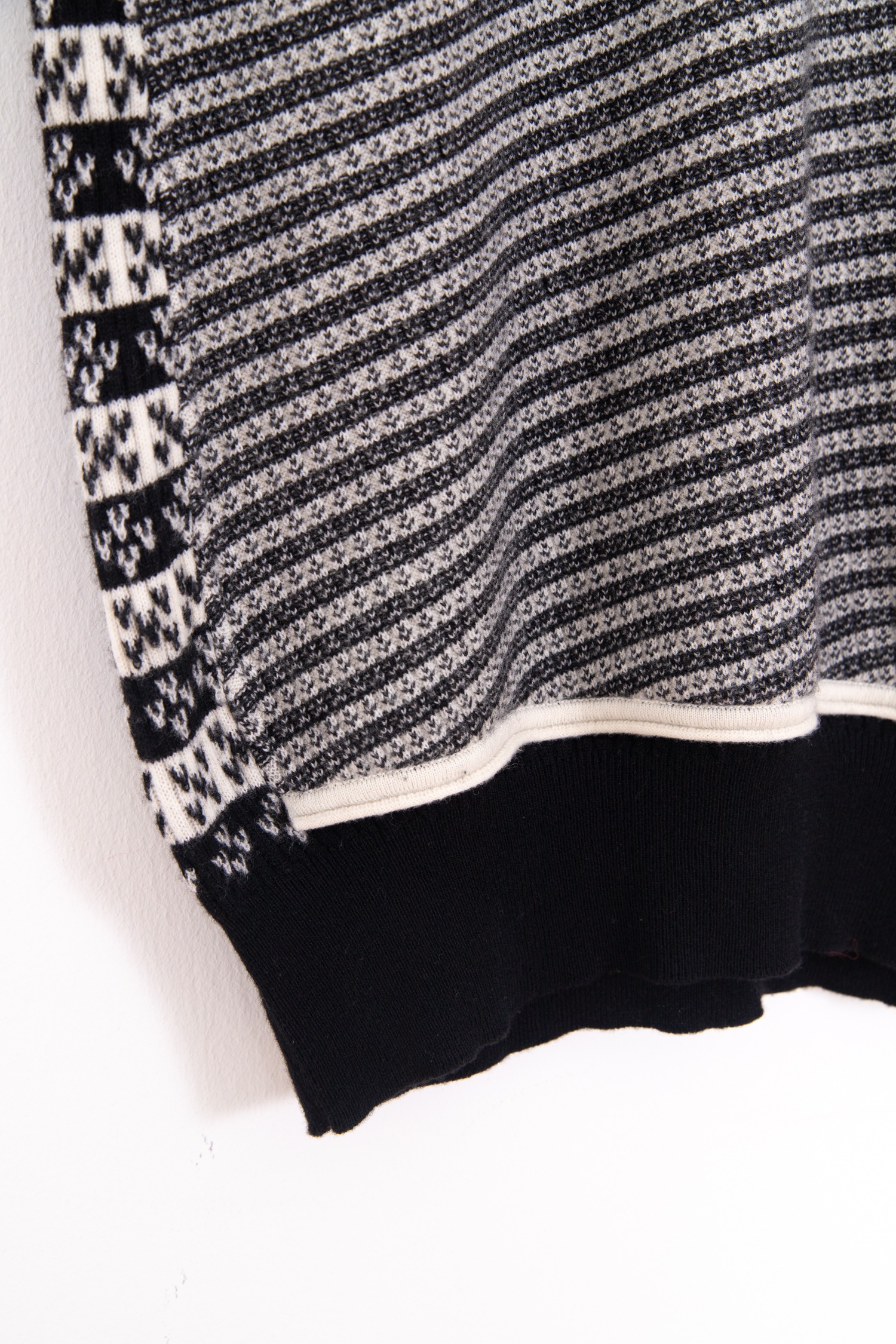 Maison Margiela Pullunder in Schwarz und Ecru