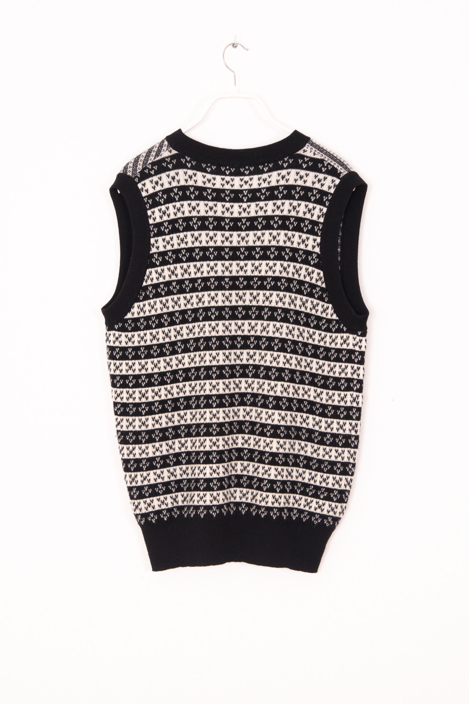 Maison Margiela Pullunder in Schwarz und Ecru