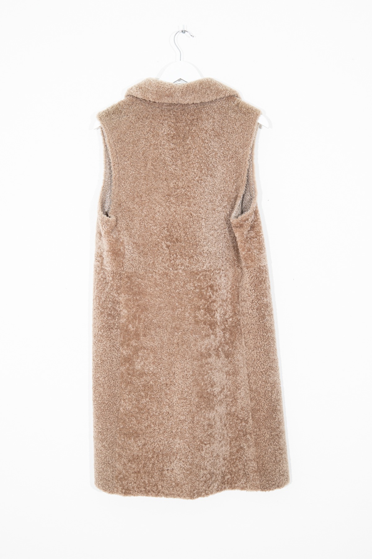 Manzoni 24 Lammfellweste in Beige