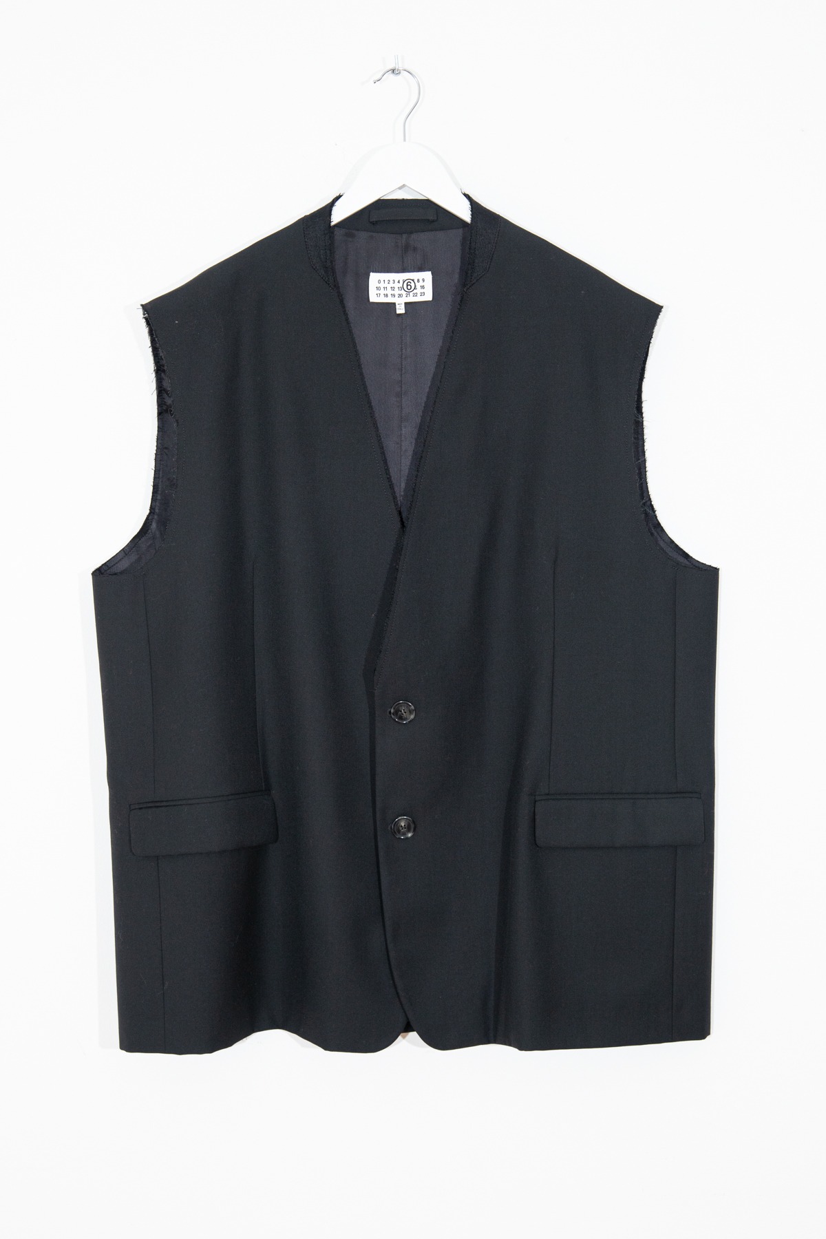 Maison Margiela weite Weste in Schwarz