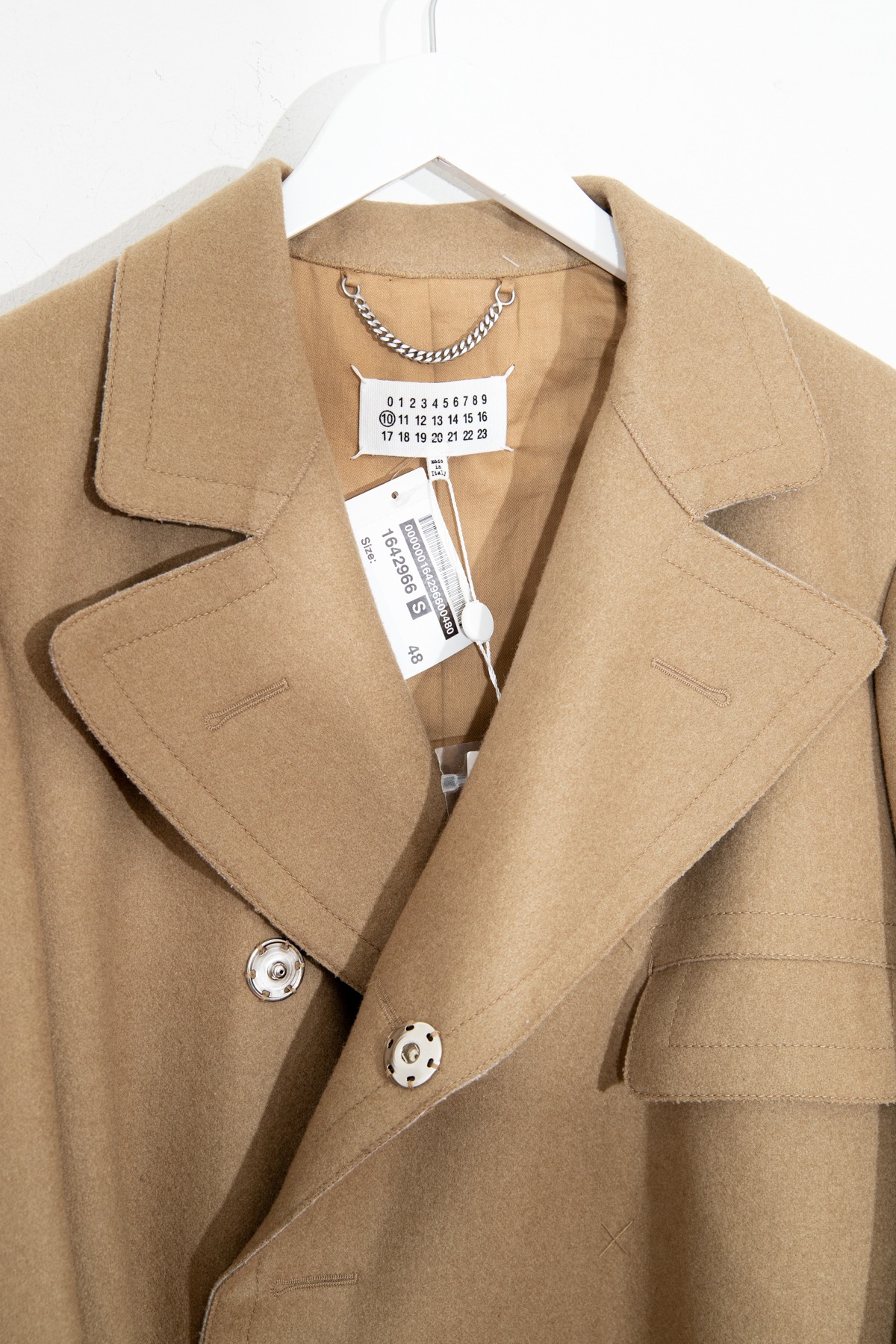 Maison Margiela Oversized Mantel in Camel