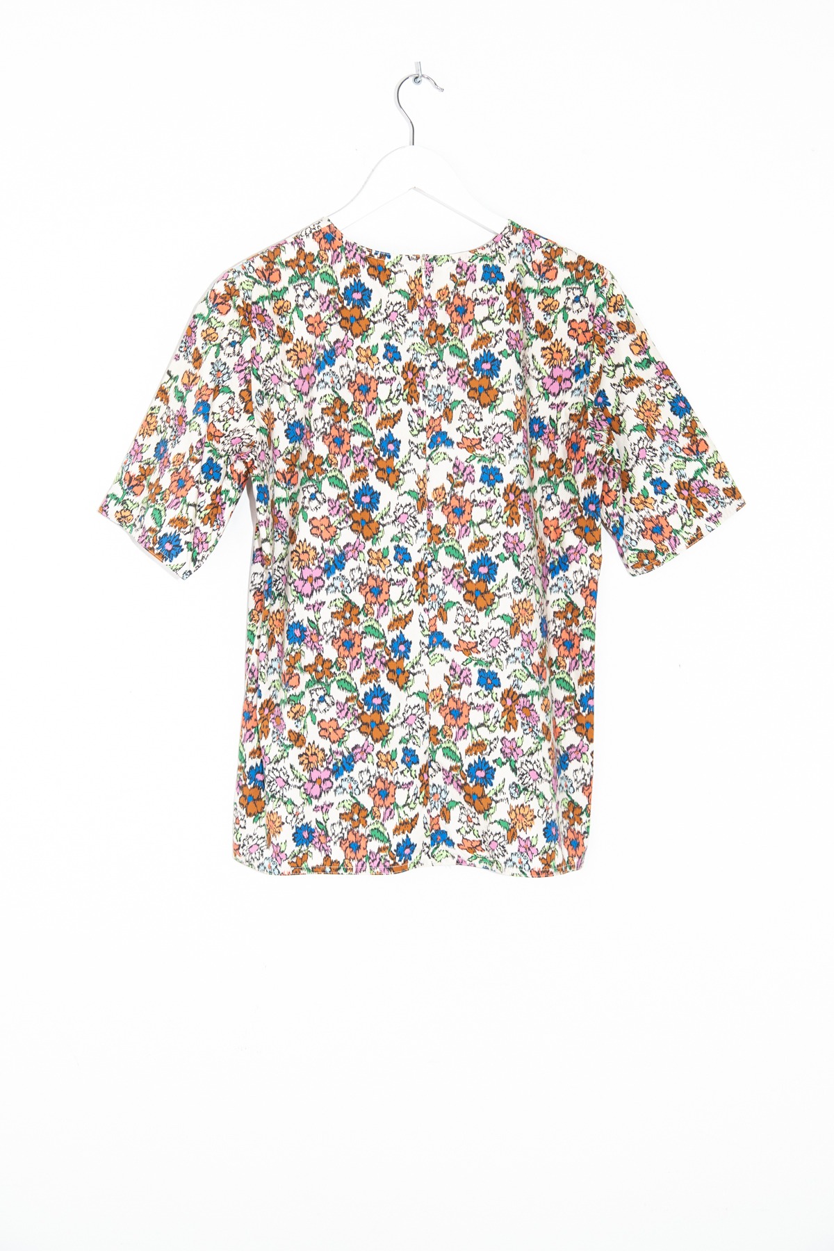 Marni Bluse mit buntem Blumenmuster