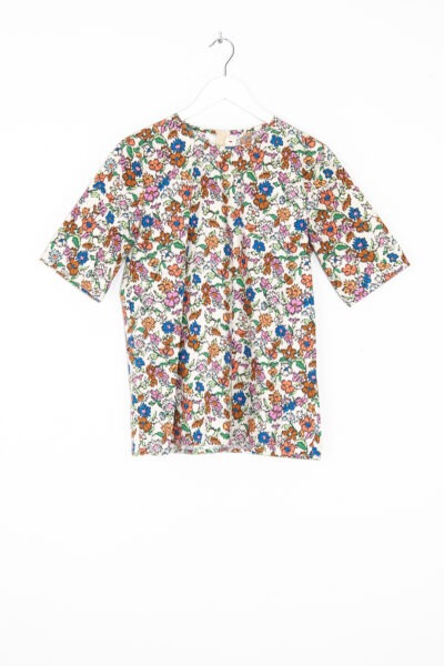 Marni Bluse mit buntem Blumenmuster