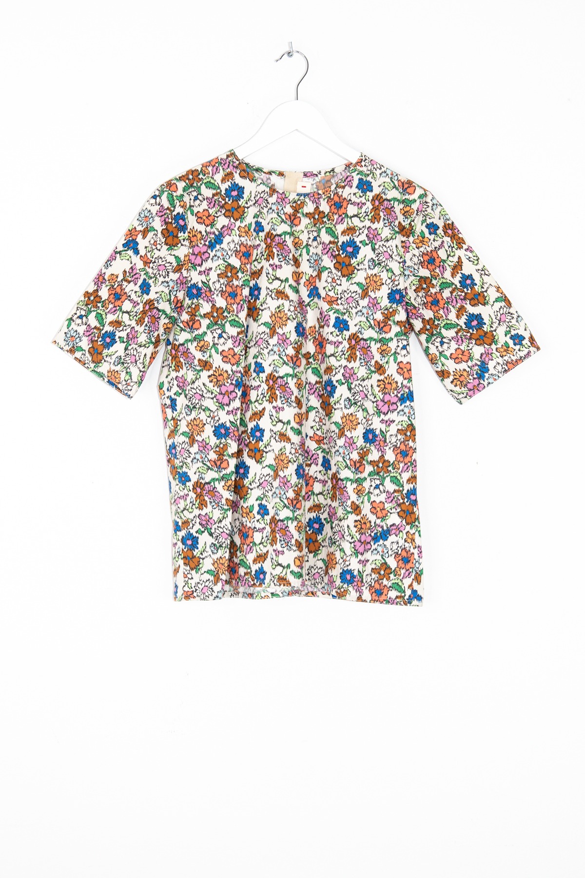 Marni Bluse mit buntem Blumenmuster