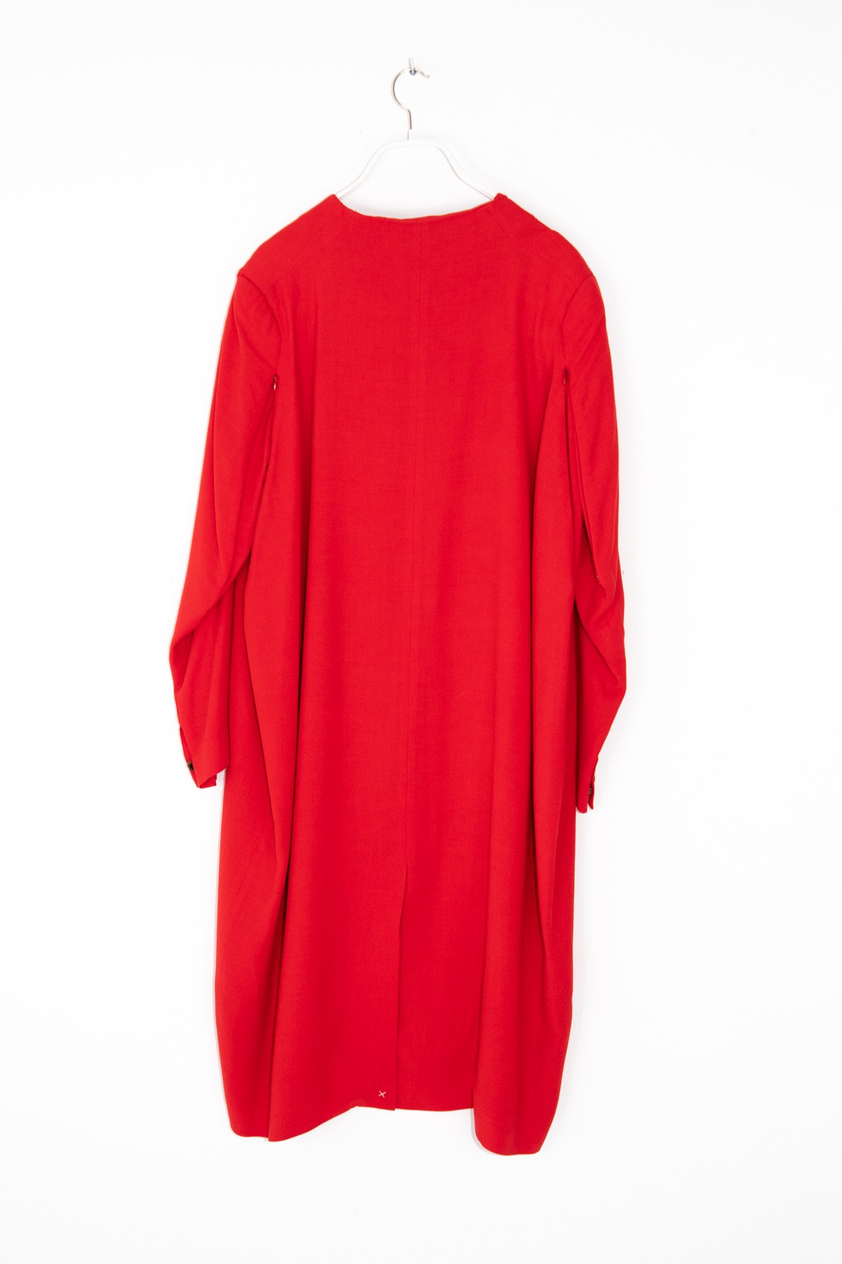 Maison Margiela langärmliges Midikleid in Rot