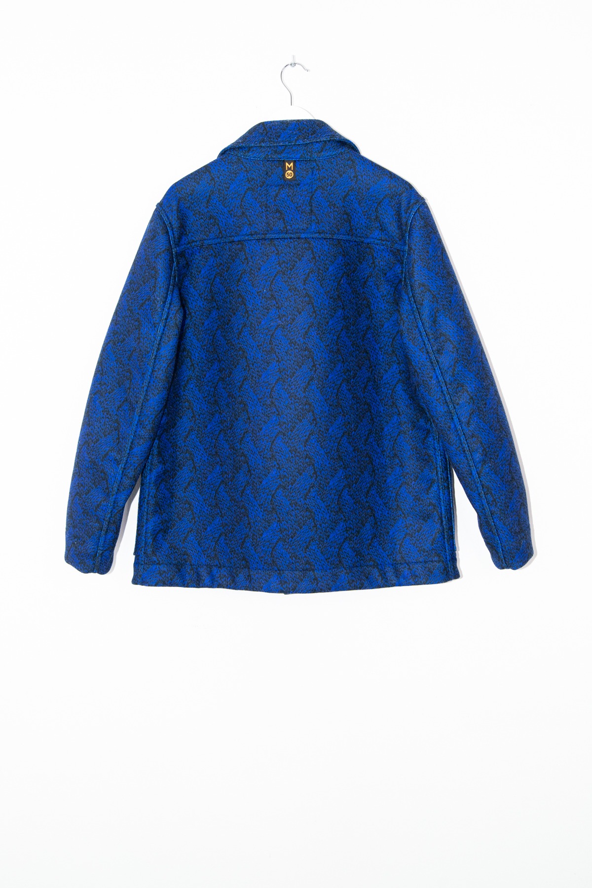 Matricola 50 Jacke mit Muster in Blau und Schwarz