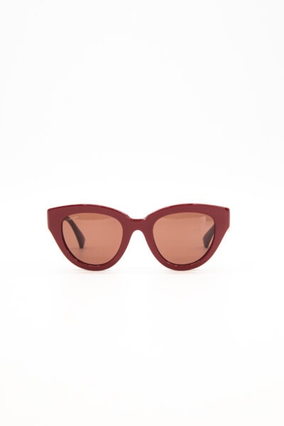 Max Mara Cat-Eye-Sonnenbrille in Bordeaux