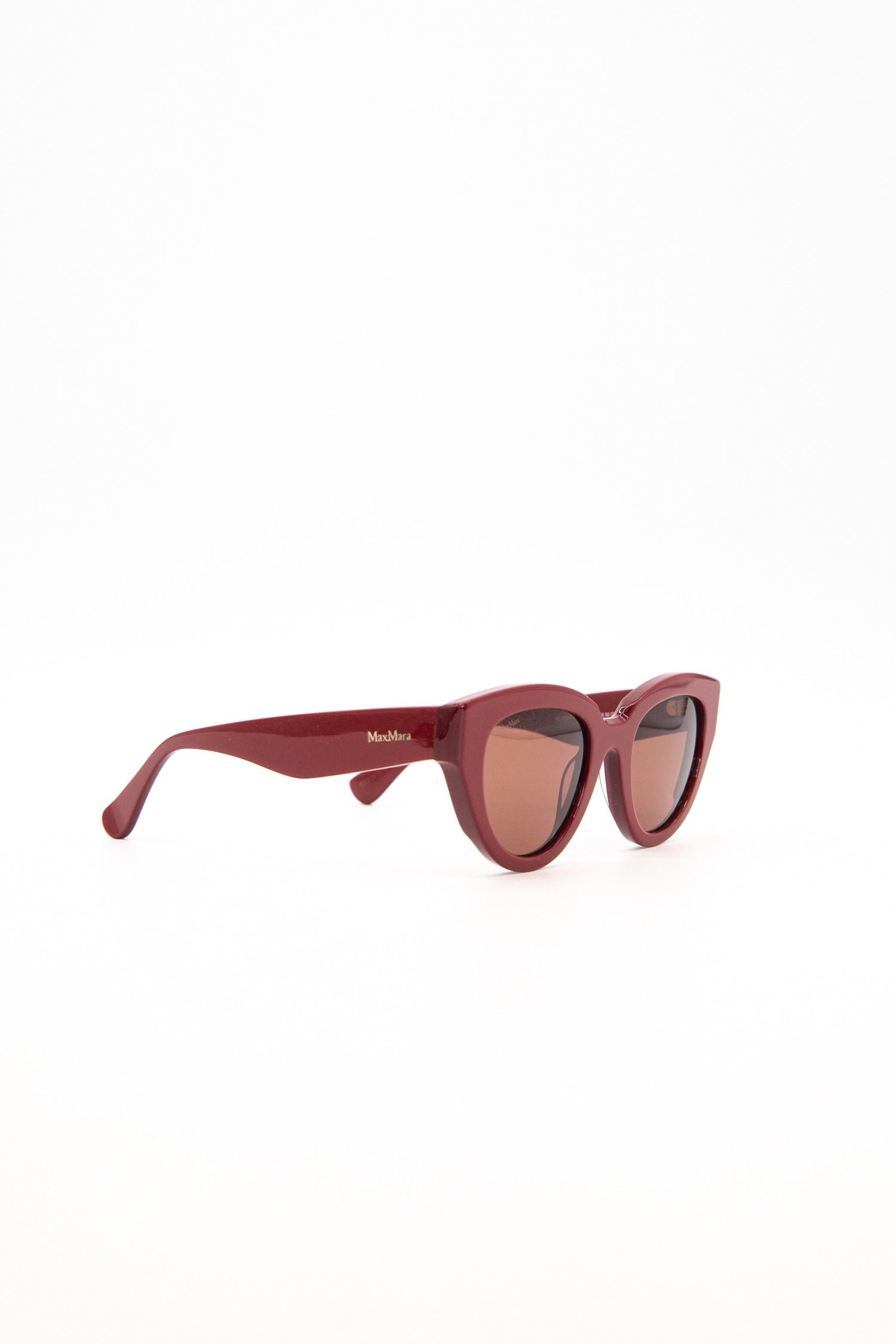 Max Mara Cat-Eye-Sonnenbrille in Bordeaux