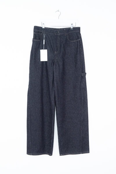 Max Mara Jeans im Workwear-Look in Dunkelblau
