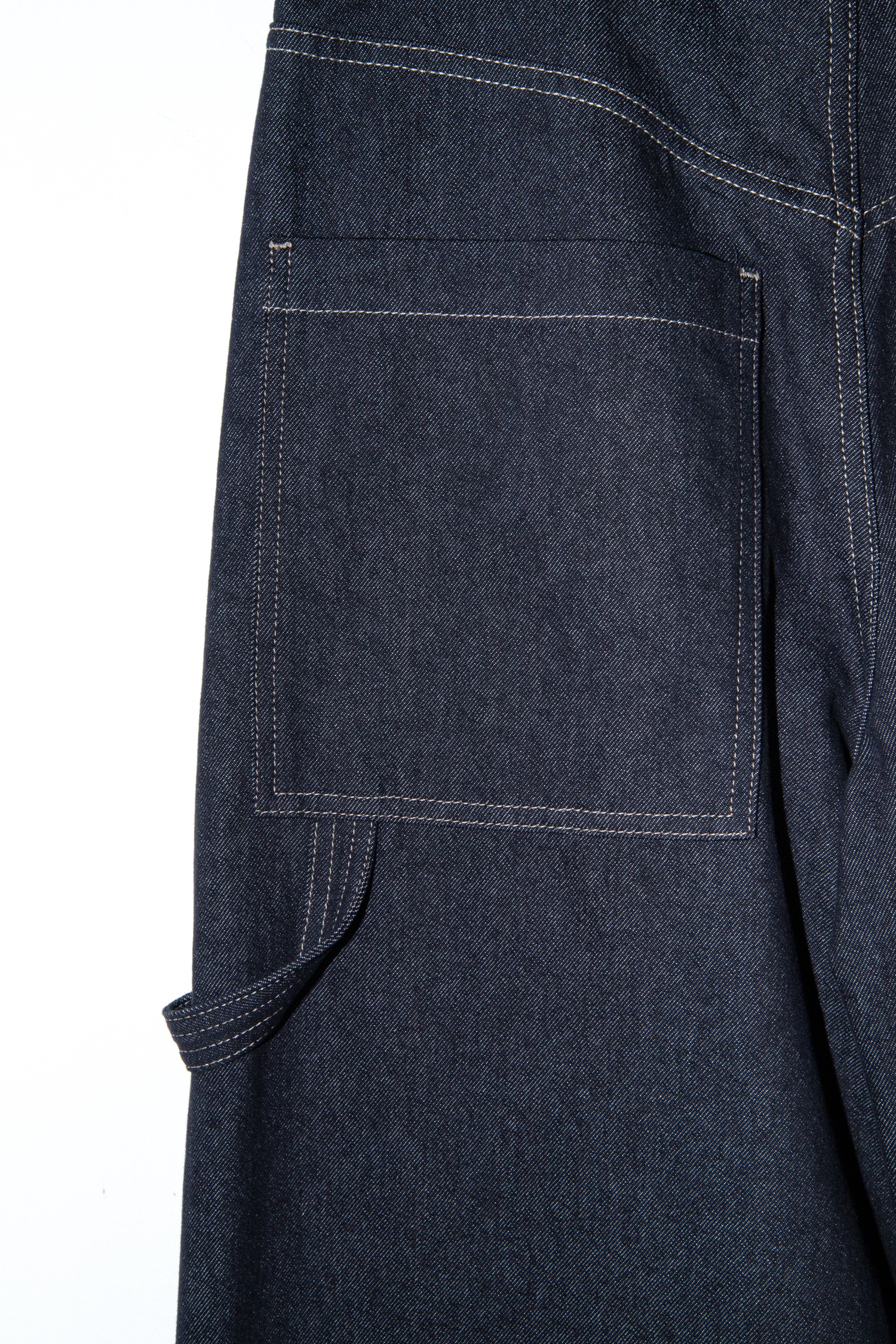 Max Mara Jeans im Workwear-Look in Dunkelblau