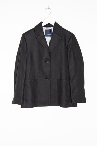 S'Max Mara Blazer aus Leinen in Schwarz