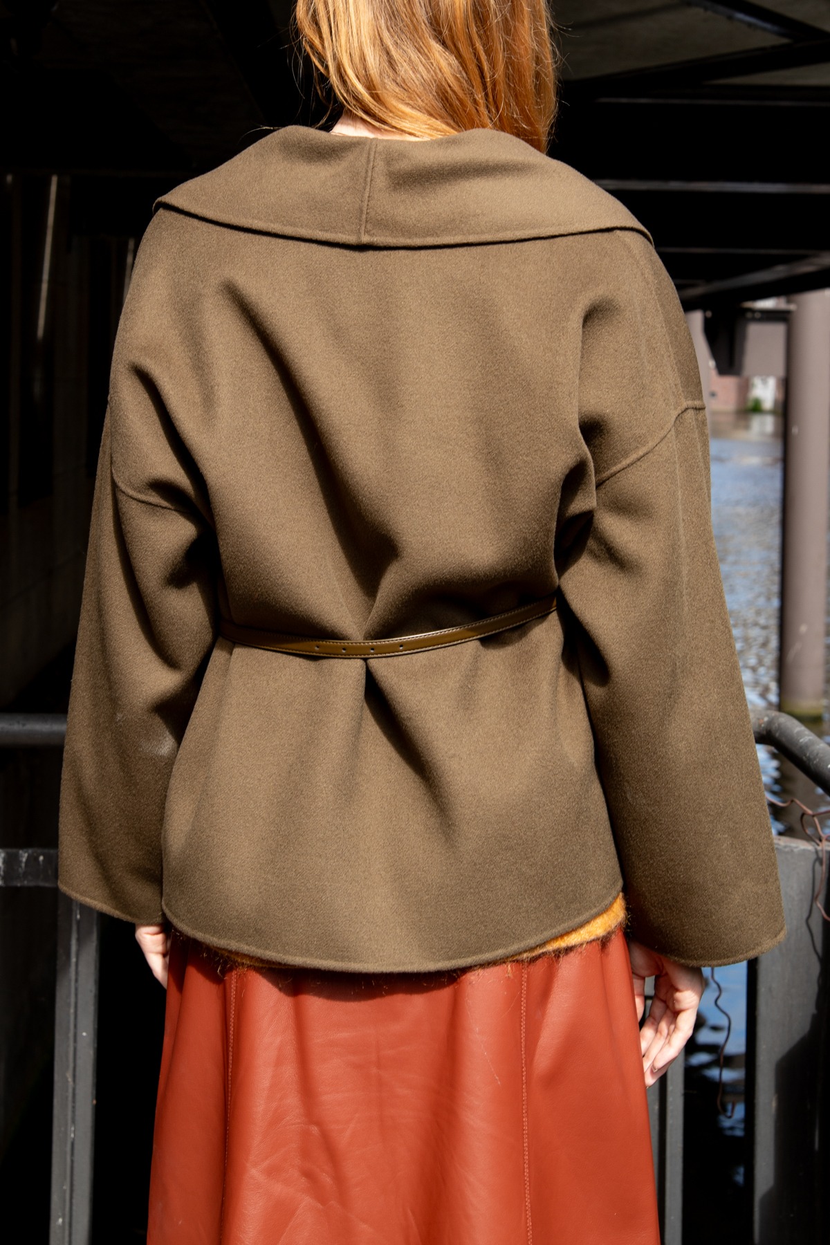 Max Mara "Robenmantel" in Oliv