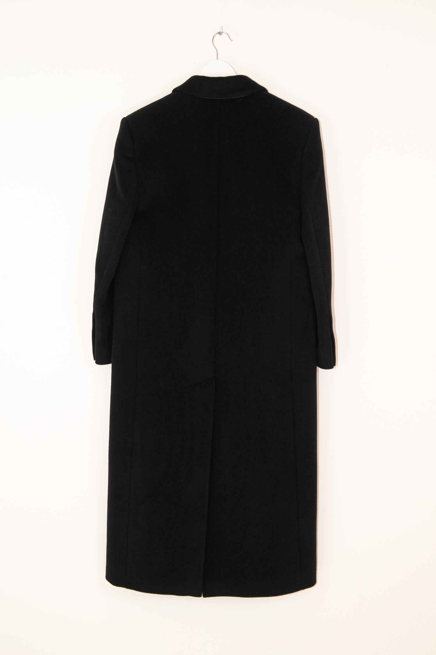 Max Mara Studio "Estremo" langer Mantel in Schwarz