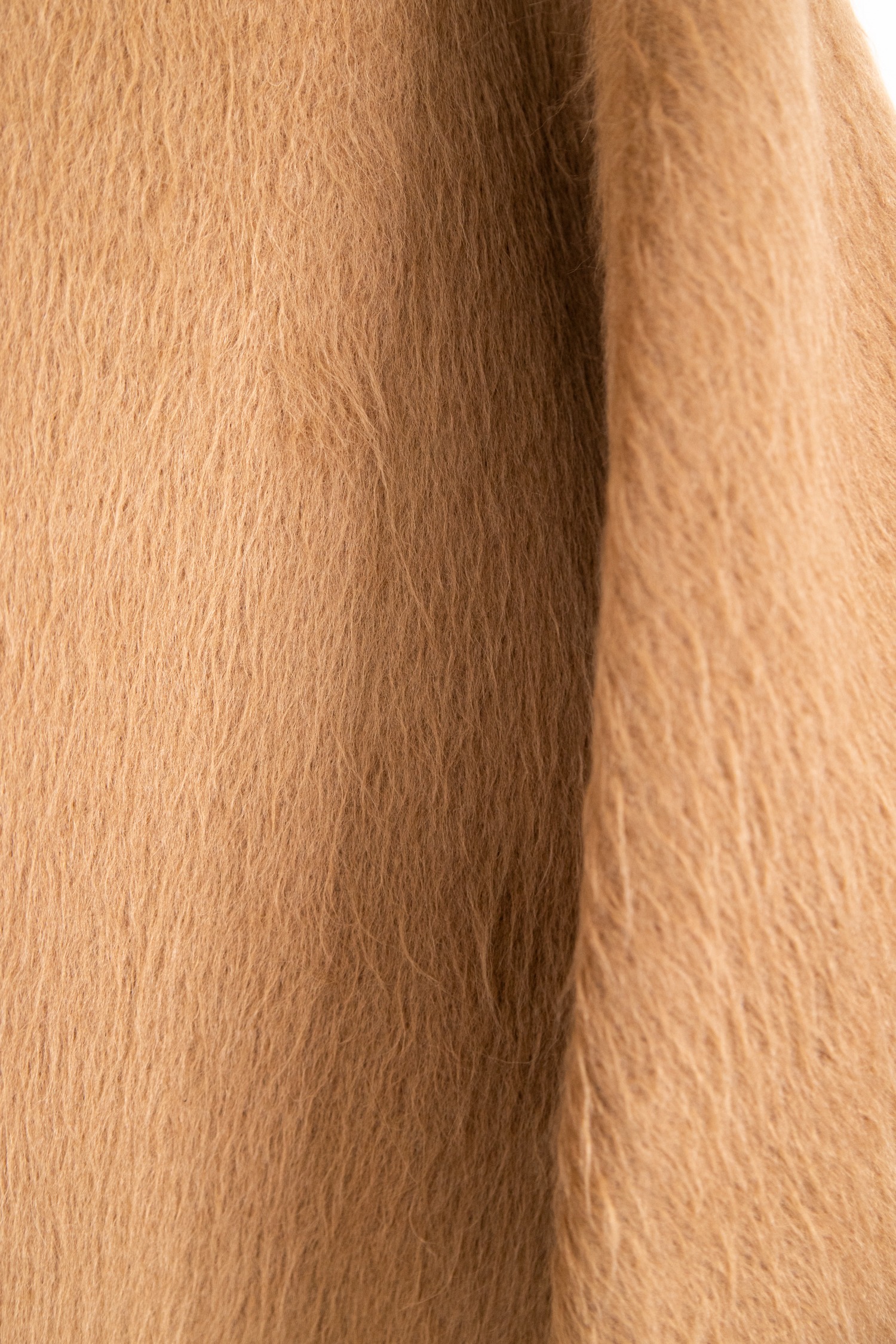 Max Mara Studio "Cappotto" Mantel mit Schal in Camel