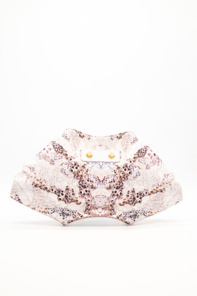 Alexander McQueen Clutch in Weiß, Bunt und Gold