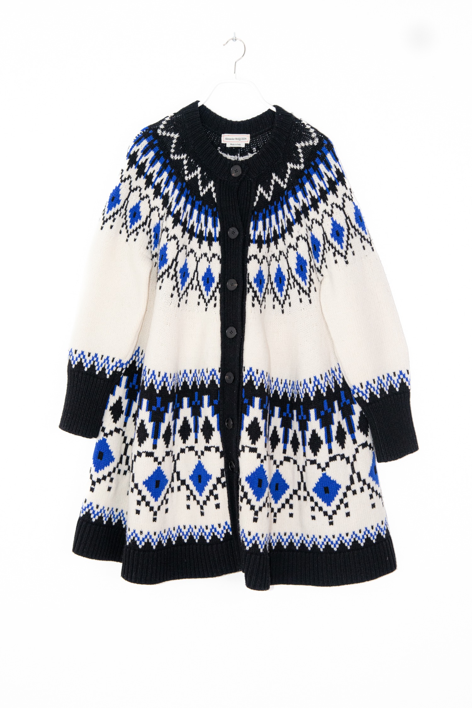 Alexander McQueen Strickjacke mit Fair-Isle-Strickmuster