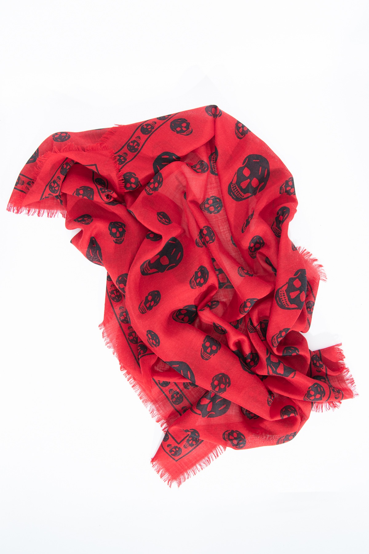 Alexander McQueen Tuch in Rot und Schwarz