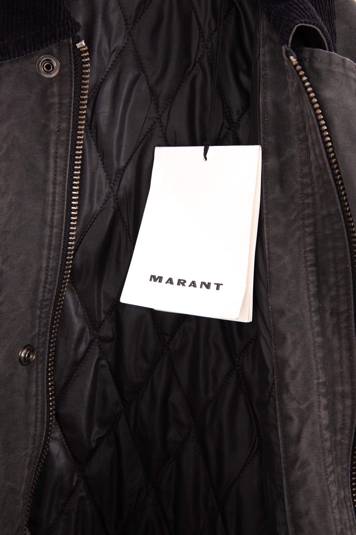 Isabel Marant "Kimel" Jacke in Anthrazit und Schwarz