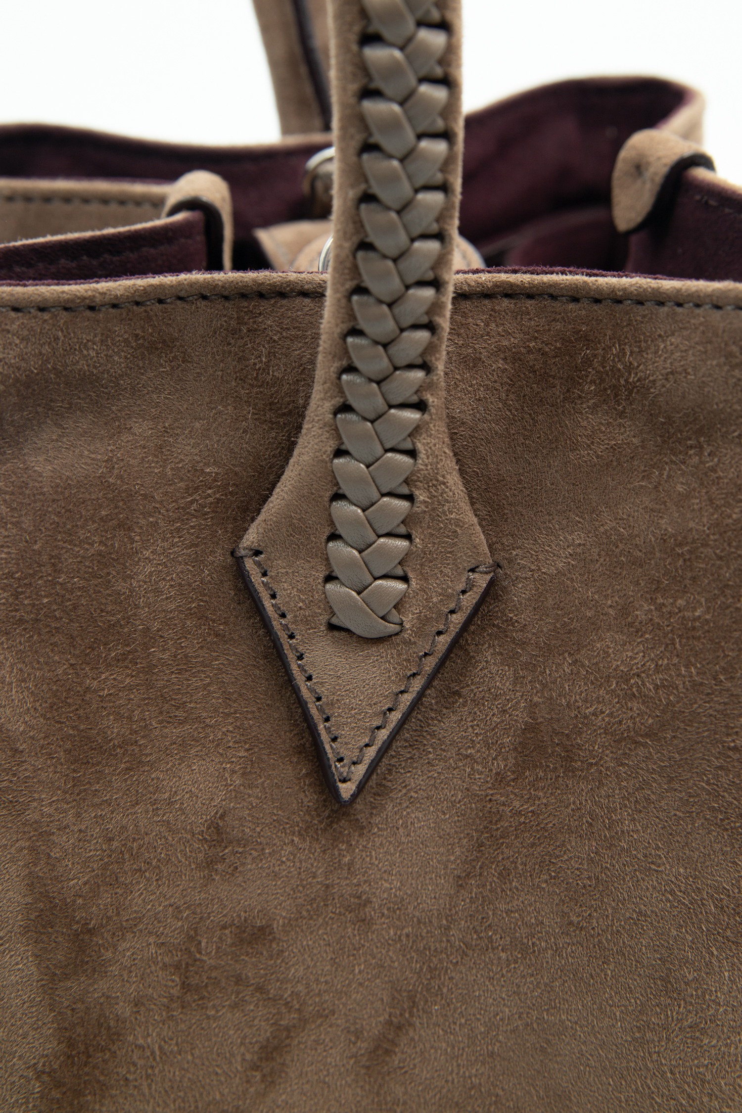 Métier "Vérité Mini" Handtasche in Graubraun