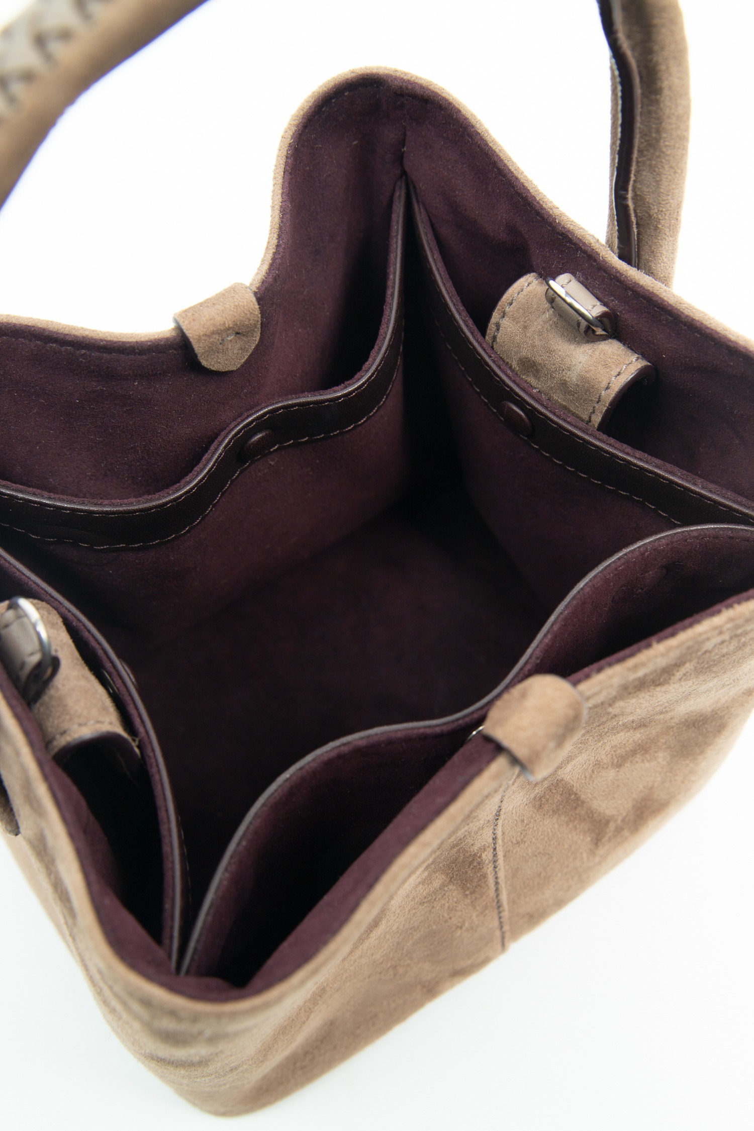 Métier "Vérité Mini" Handtasche in Graubraun