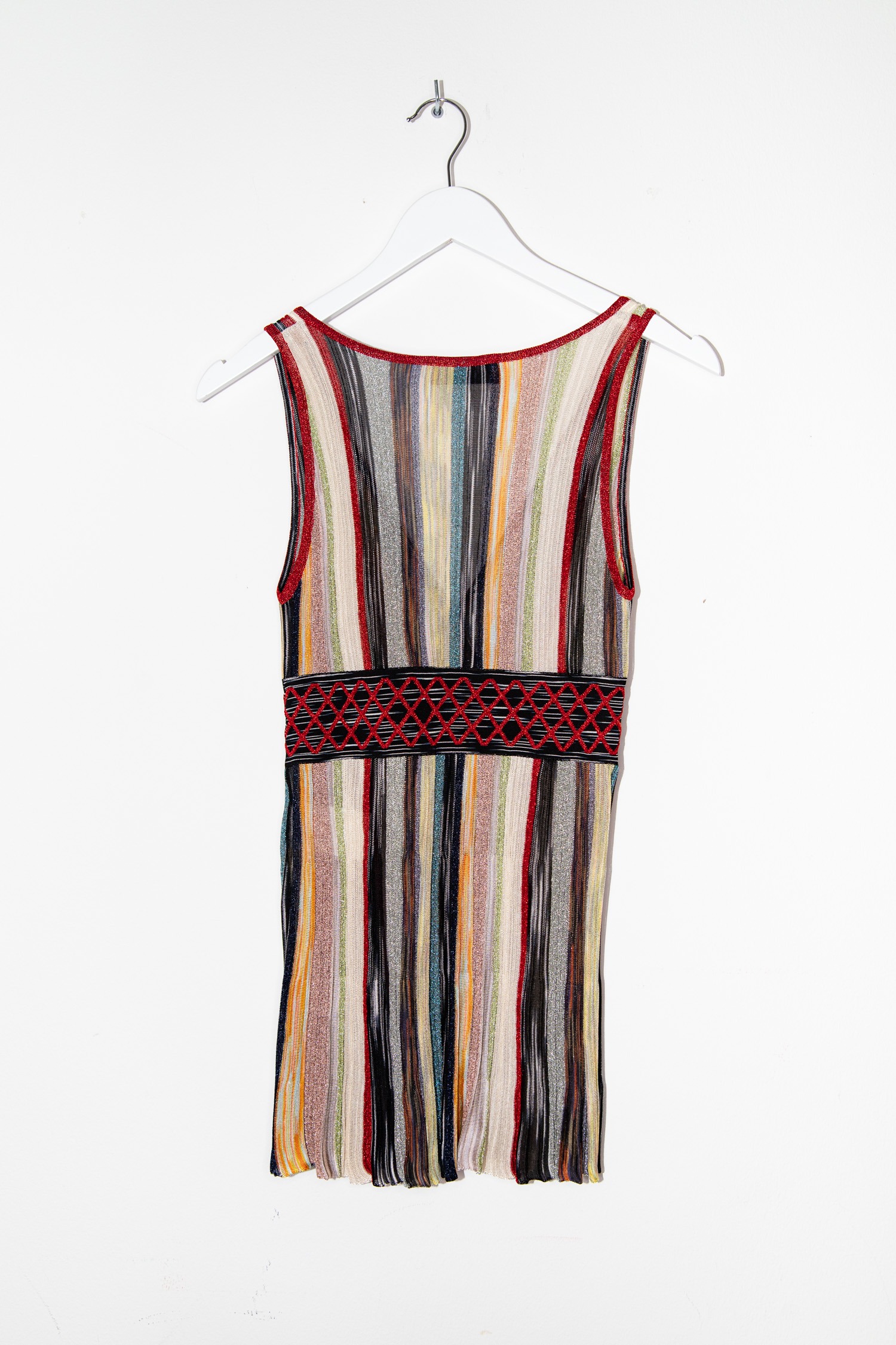 Missoni Top mit Streifen und Glitzerdetails