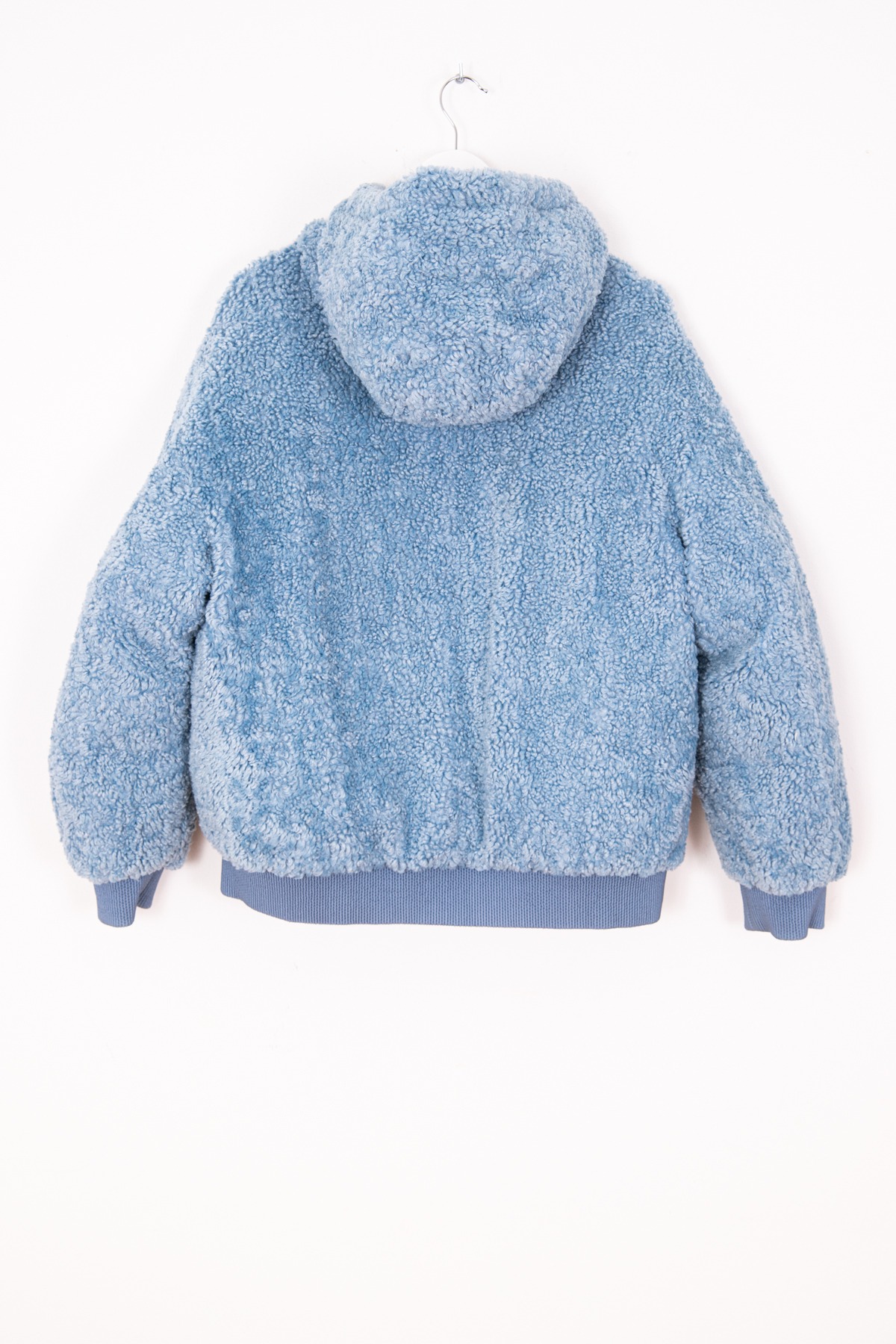Moncler "Ilet Giubbotto" Wendbare Daunenjacke in Hellblau