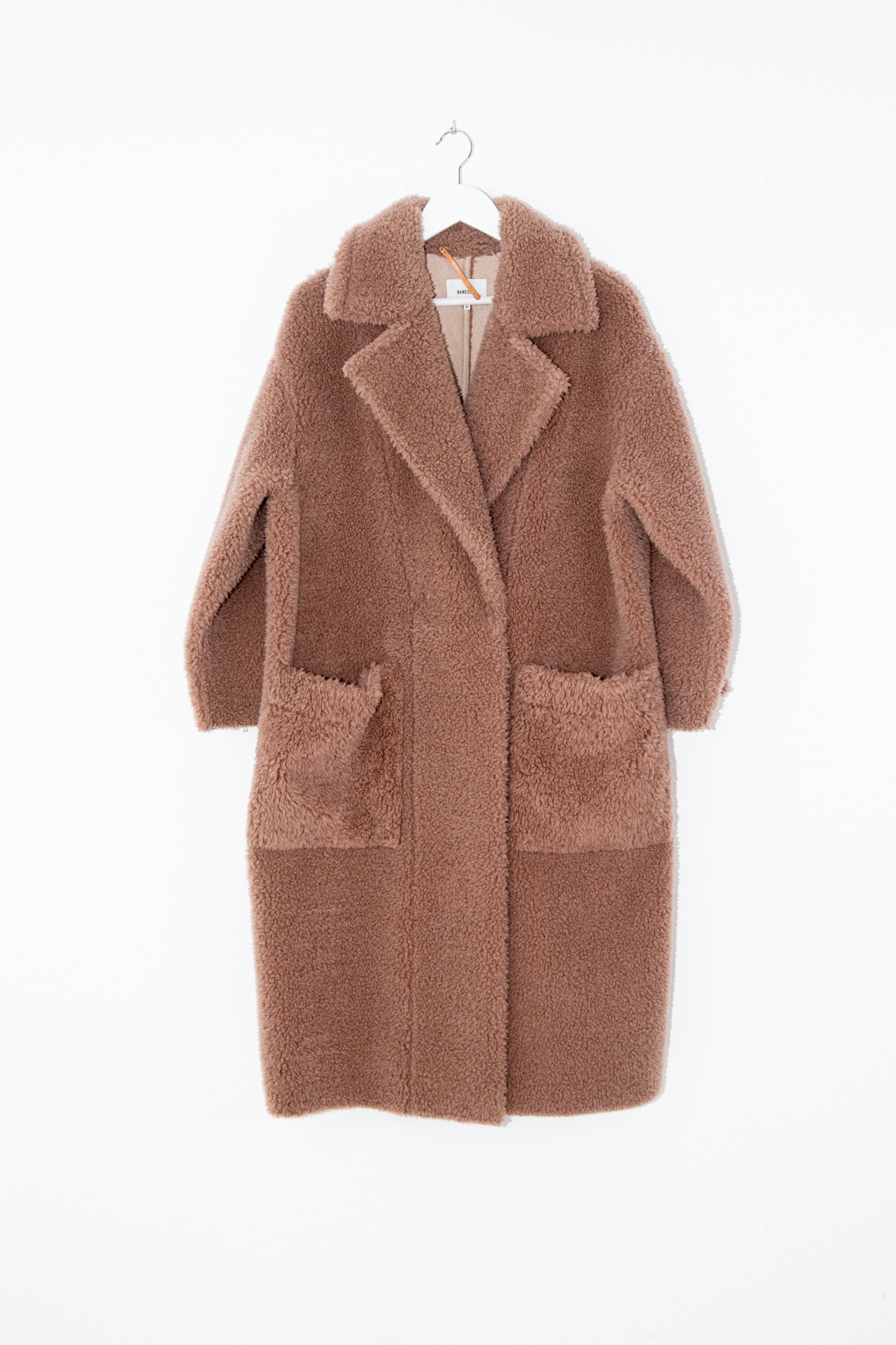 Nanushka Teddymantel in Mauve