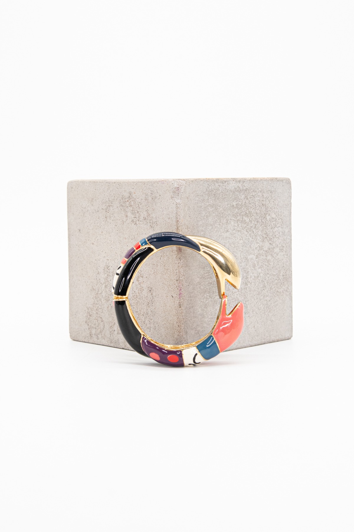 Nicky De Saint Phalle Armreif in Bunt und Gold