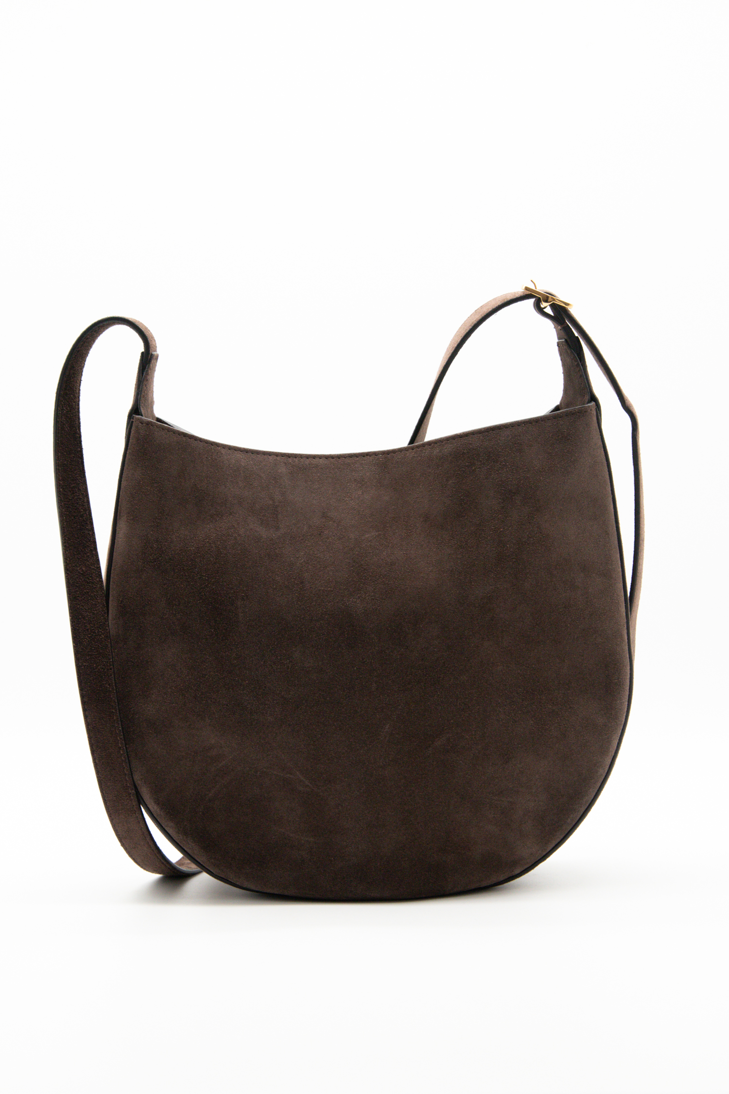 Officine Générale Umhängetasche aus Wildleder in Dunkelbraun