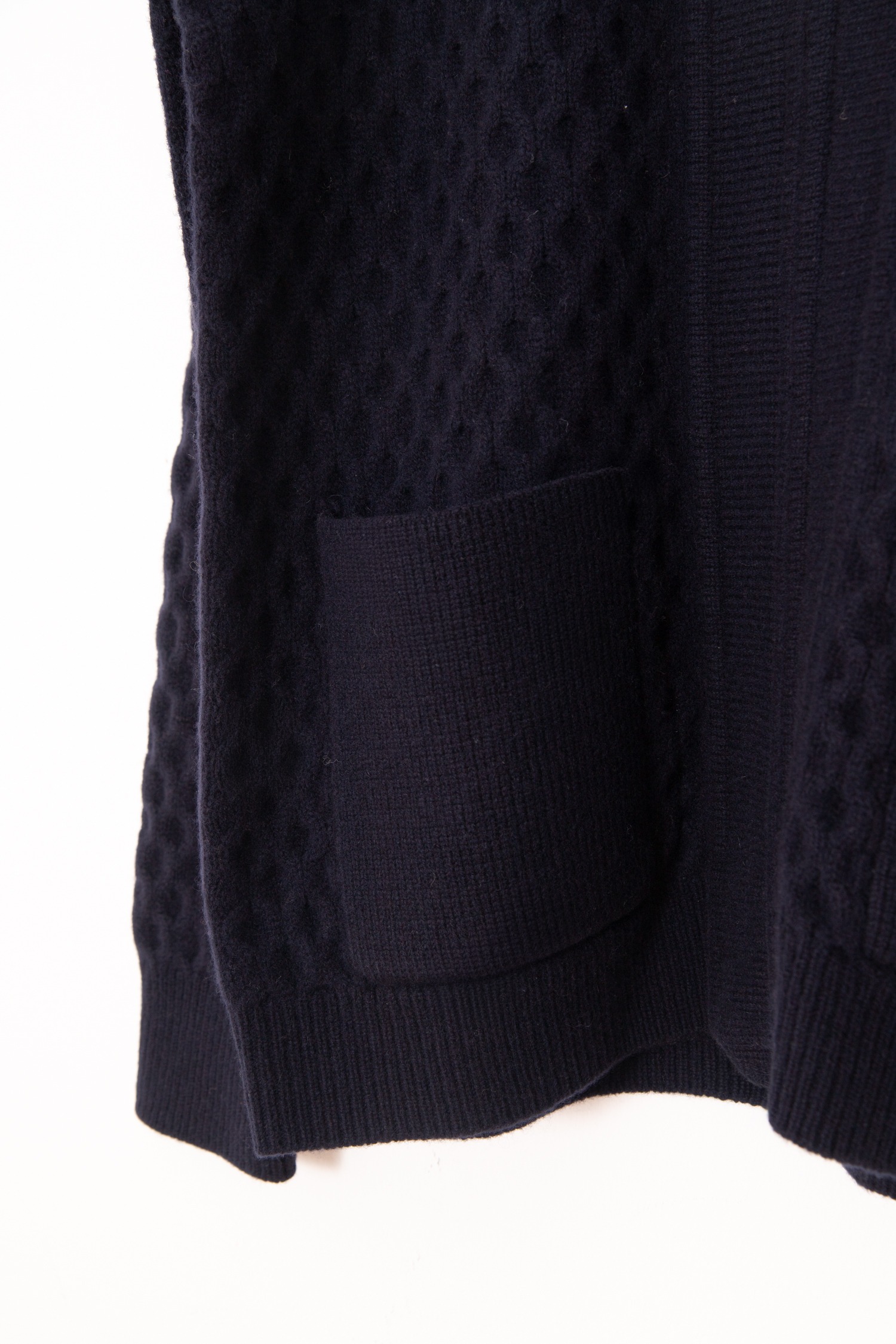 Paolo Pecora Strickjacke mit Reißverschluss in Dunkelblau