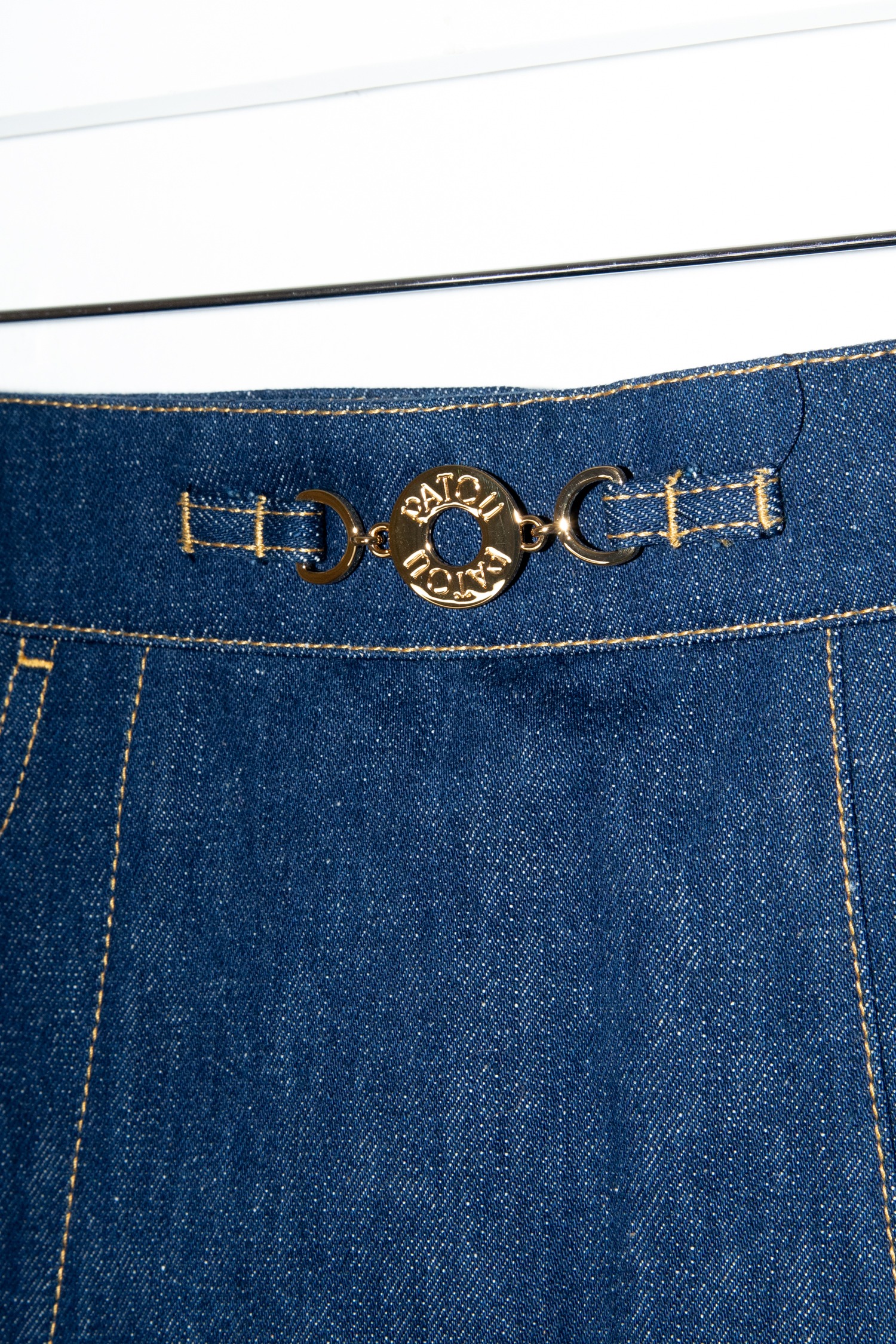 Patou Jeans Minirock in Dunkelblau