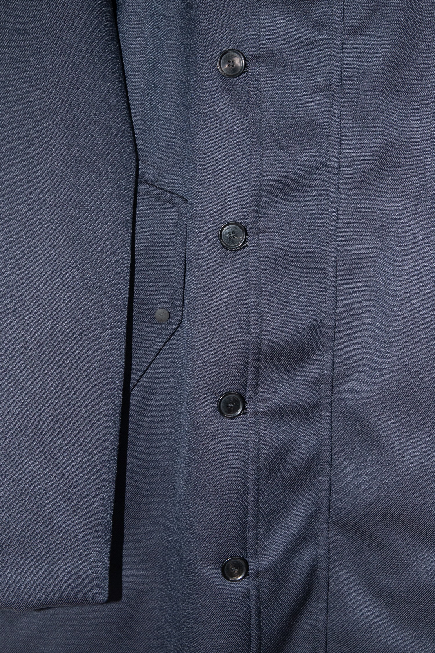 Peuterey Stepmantel in Dunkelblau und Cremeweiß