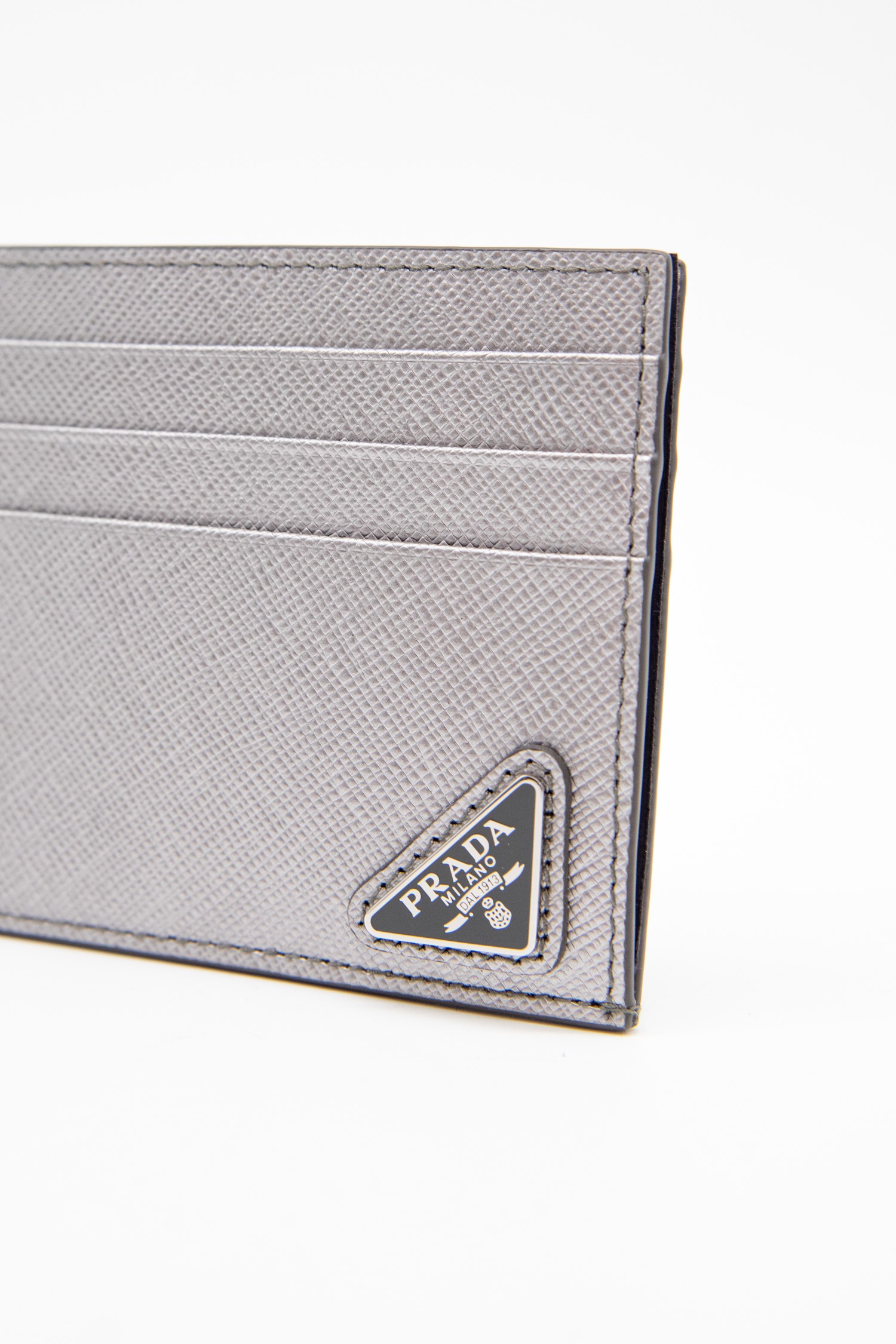 Prada Kartenetui in Silber