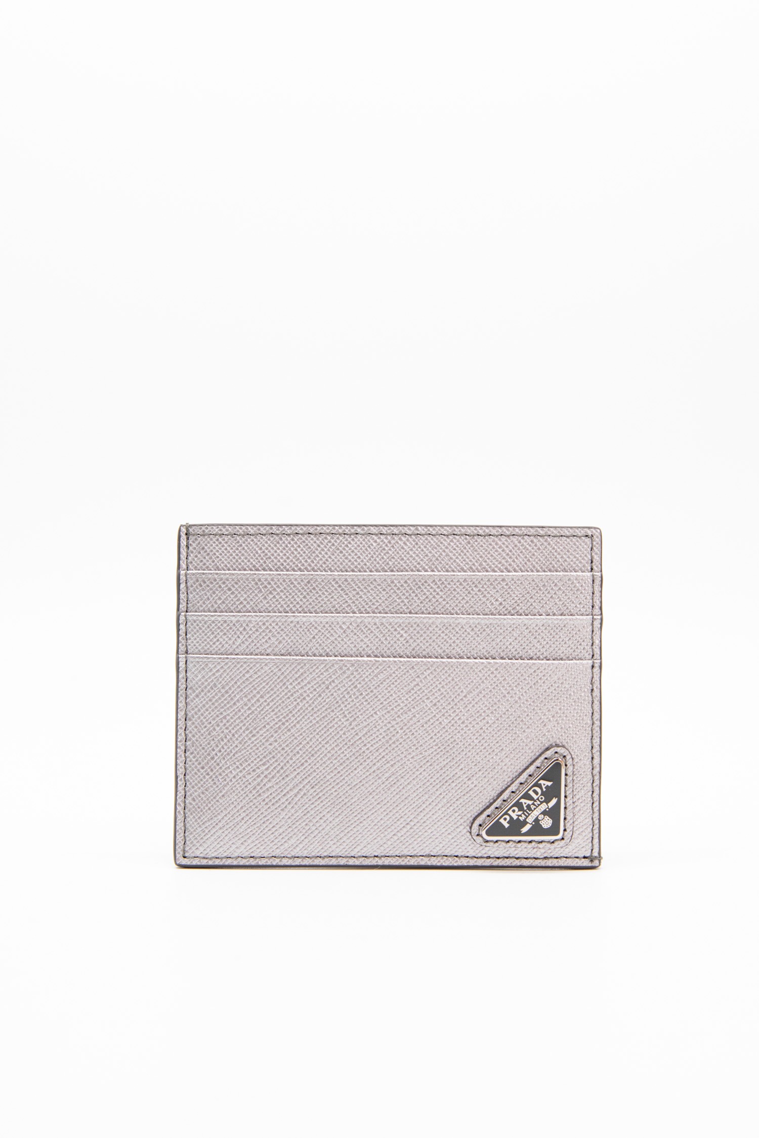 Prada Kartenetui in Silber