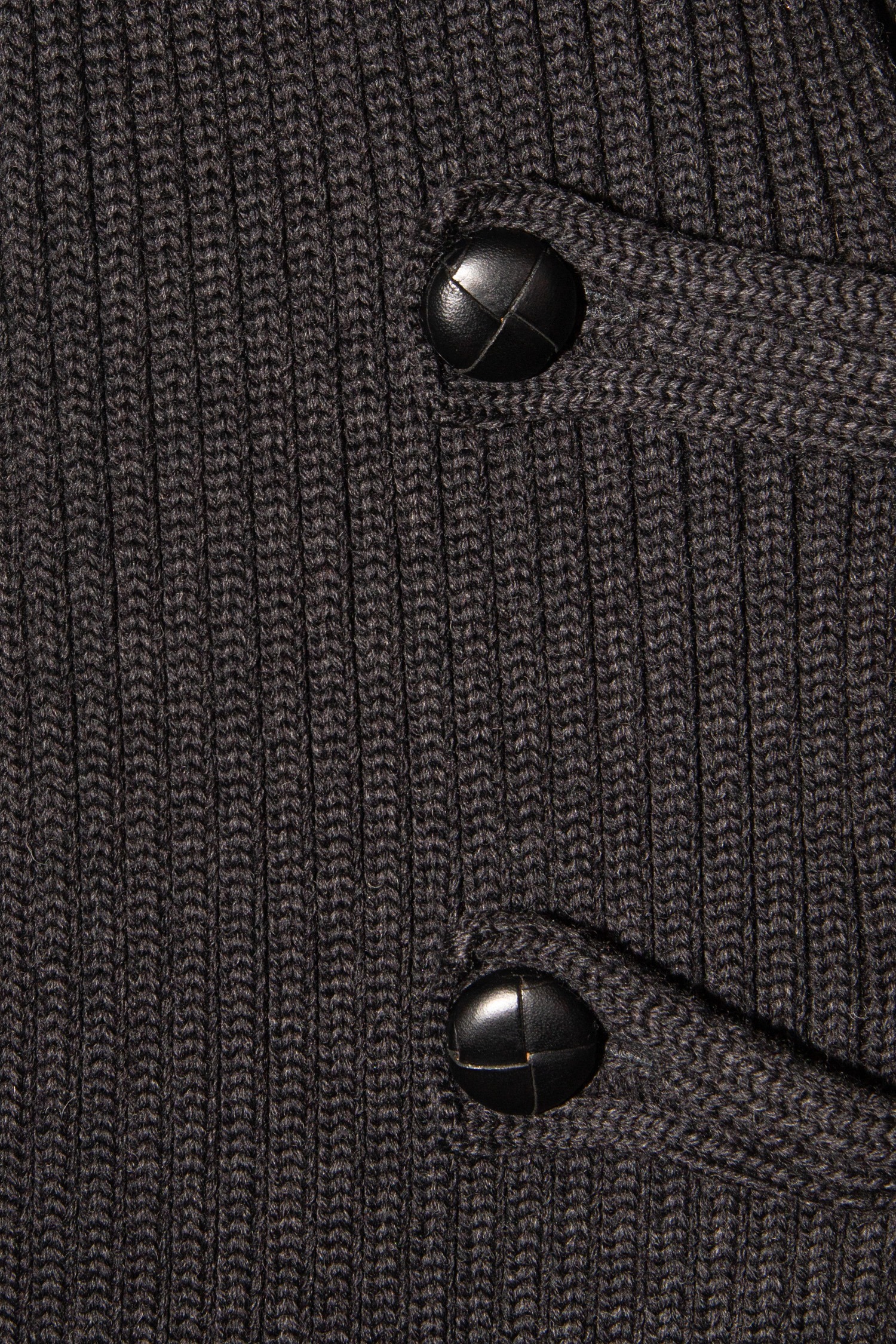 Prada Strickmantel in Anthrazit