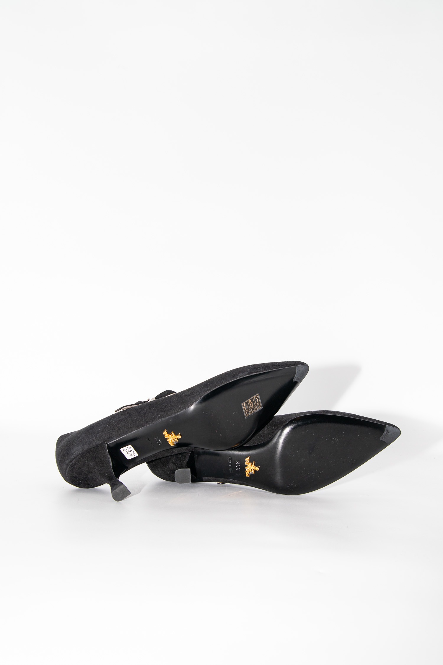 Prada Kittenheels in Schwarz